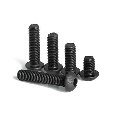 Bolsas hexadecimais de aço carbono grau 10.9 Bolto M8 Botão de óxido negro