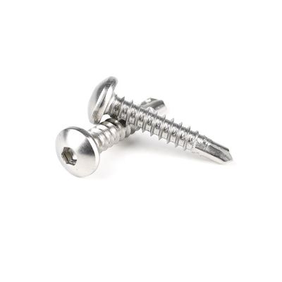 Aço inoxidável personalizado Hex Socket Pan cabeça auto-perfuração parafuso para os seus padrões