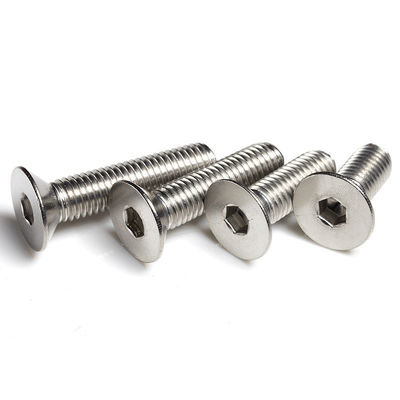 DIN7991 A2-70 Plano Countersunk Ss304 Hex Socket Full Threaded Bolt M8 M10