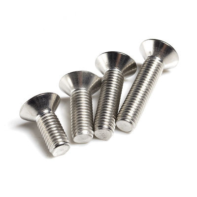 DIN7991 A2-70 Plano Countersunk Ss304 Hex Socket Full Threaded Bolt M8 M10