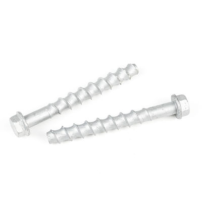 Cabeça Hex de Flange M12 125mm aço carbono Maçonaria parafusos de concreto Maçonaria pesada parafusos