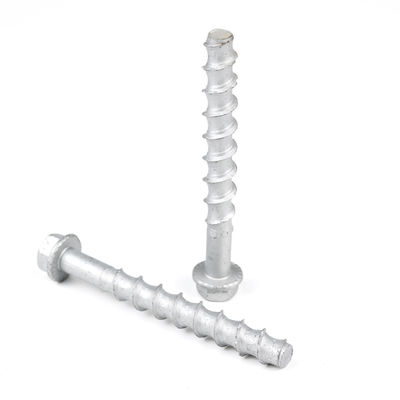 Cabeça Hex de Flange M12 125mm aço carbono Maçonaria parafusos de concreto Maçonaria pesada parafusos
