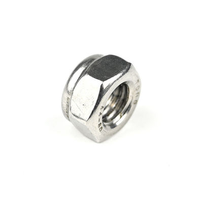Aço inoxidável A4 inserção de nylon auto-bloqueio Hex Nut M8 1,25mm com opções