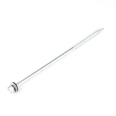 Ss410 Hex Washer Head Self Drilling Screw com EPDM Washer 6.3x180mm e revestimento de zinco