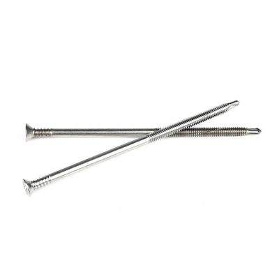Parafusos Tek de 125 mm parafusos de fio parcial cabeça plana Phillips parafusos de perfuração para camas planas