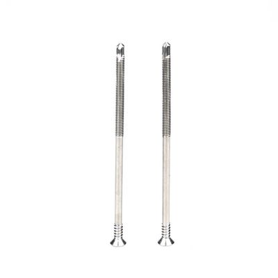 Parafusos Tek de 125 mm parafusos de fio parcial cabeça plana Phillips parafusos de perfuração para camas planas