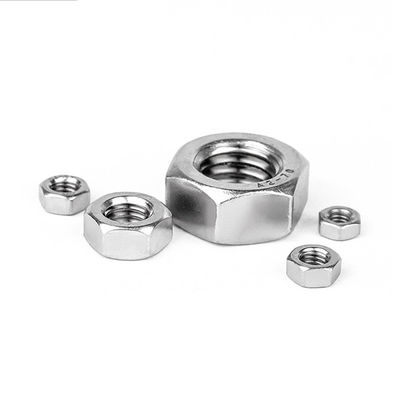 Ss304 Hex Head Nut de aço inoxidável ANSIB18.2.2 Nozes de grau 4.8 para aplicações pesadas
