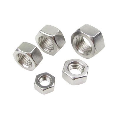 100% QC testado DIN934 Hex Nut A2 70 aço inoxidável 304 Nut M2-M30 para personalização