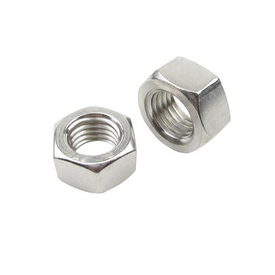 100% QC testado DIN934 Hex Nut A2 70 aço inoxidável 304 Nut M2-M30 para personalização