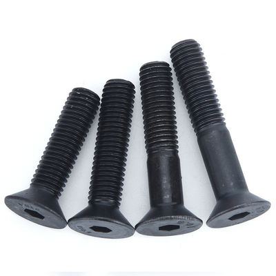 Aço de carbono DIN7991 M5 Óxido Negro Soquete Flat Hex Bolto 12.9 Cabeça Controladora Hexágono