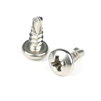Parafusos de auto-perfuração Phillips Pan Head para medição de INCH e fácil instalação