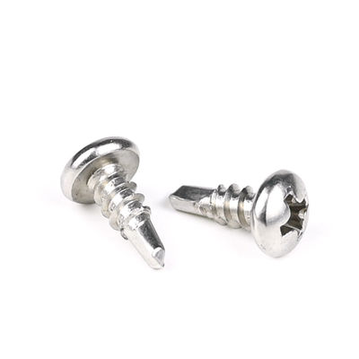 Parafusos de auto-perfuração Phillips Pan Head para medição de INCH e fácil instalação