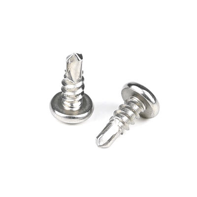 Parafusos de auto-perfuração Phillips Pan Head para medição de INCH e fácil instalação