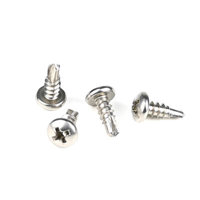 Parafusos de auto-perfuração Phillips Pan Head para medição de INCH e fácil instalação