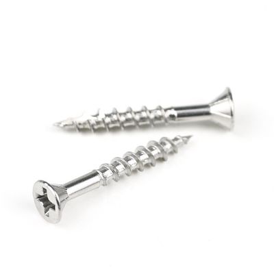 Ruspert Finish 25 mm Phillips Flat Head Wood Chipboard Screw para instalação de móveis