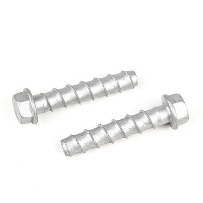 Ancoras de concreto de cabeça hexagonal de flange de aço carbono de trabalho pesado personalizado para fácil instalação