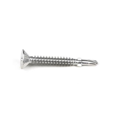 Parafusos de auto-perfuração de aço inoxidável amarelo Phillips Countersunk Flat Head Metal