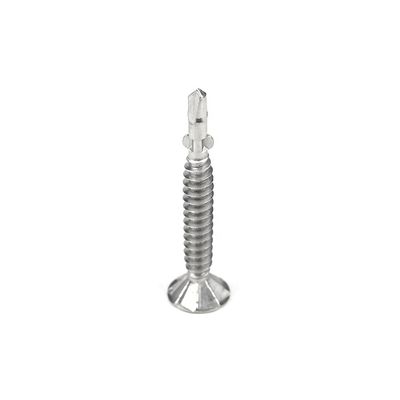 Parafusos de auto-perfuração de aço inoxidável amarelo Phillips Countersunk Flat Head Metal