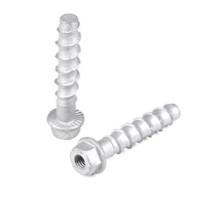 M10 60mm de aço inoxidável Hex Flange Thread Rod personalizado para para parafusos de fixação de concreto
