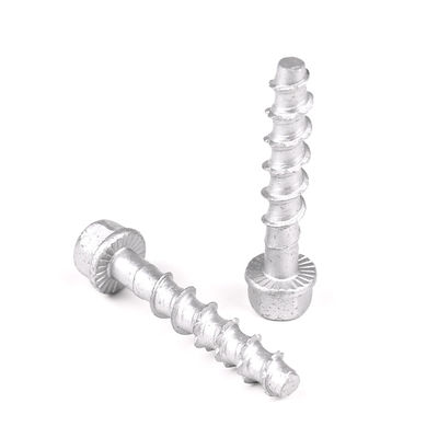 Instalação rápida M6 45mm de aço carbono auto-ancorador para perfuração de parafusos com estilo de cabeça HEX