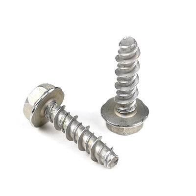 Ferro inoxidável Hex Metal Head Plaster Board Screw Drywall Screws Flat Point Gympsum Parafuso