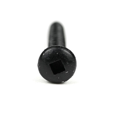 Revestimento de aço inoxidável de ruspert preto cabeça de panela quadrada parafusos de madeira