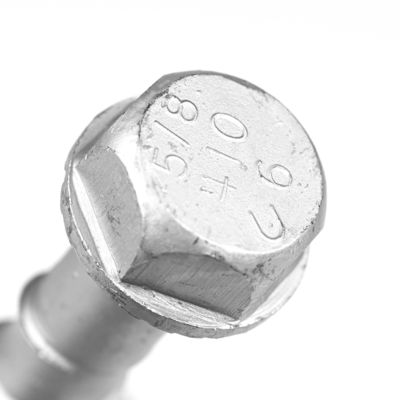 Zinc Finish Hex Head Concrete Screw Self Tapping Anchor Bolts para Instalação Forte
