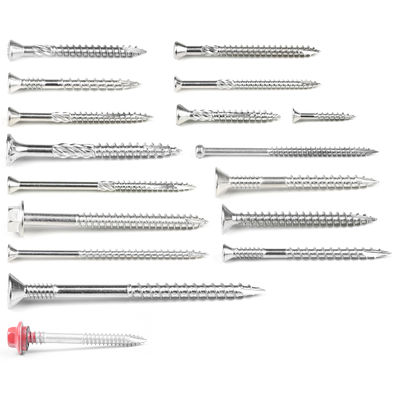 410 316 304 Ferros de madeira de aço inoxidável HEX Head 17 Torx Multi-purpose