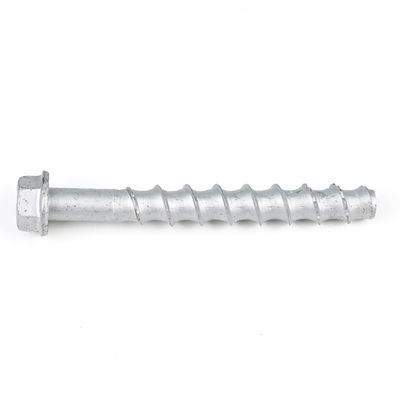 Flanco durável para parafusos de concreto hexagonal parafusos de aço carbono M12 125mm parafusos de hexágono parafusos de concreto auto-aperto parafusos de âncora