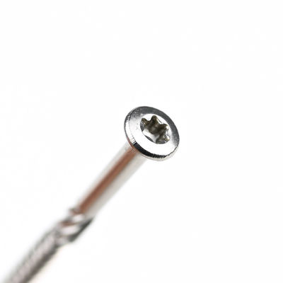 410 parafusos de madeira de aço inoxidável 60 mm Torx contra-fundido para terraço de madeira TIPO 17
