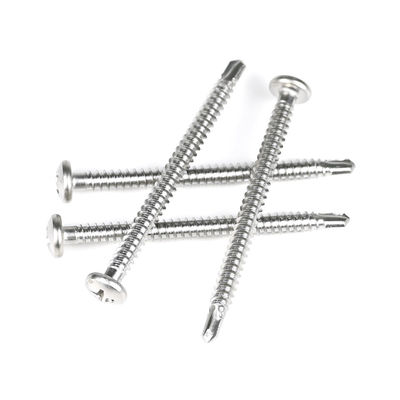 Zinc Finish Phillips Cross Recess Pan Head Ferramenta de perfuração automática de aço inoxidável
