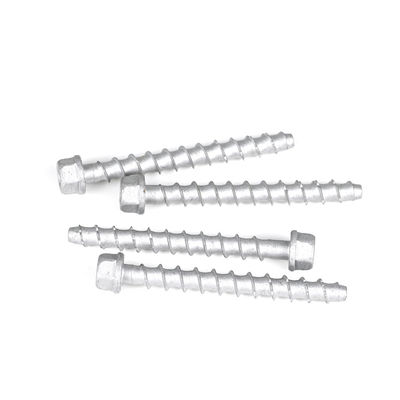 M6 75 mm de aço inoxidável cabeça hexadecimal de betão para filamentos