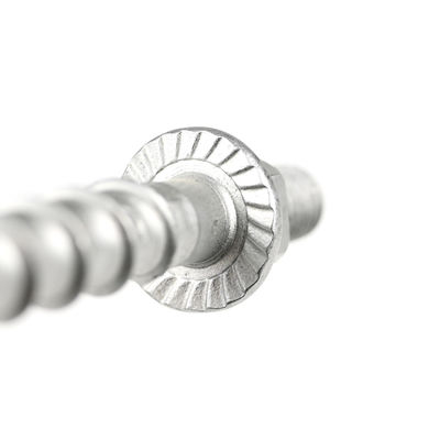 Aço 410 Hex Flange Maçonaria parafuso de âncora para betão personalizável e versátil