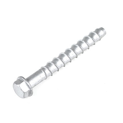 Cabeça plana de grande diâmetro aço carbono Hex Maçonaria parafuso M12 125mm auto-toque parafuso de concreto