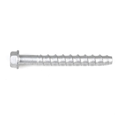 Cabeça plana de grande diâmetro aço carbono Hex Maçonaria parafuso M12 125mm auto-toque parafuso de concreto