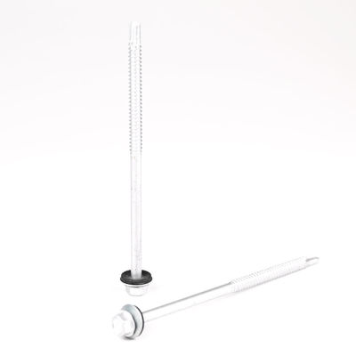 Parafusos de auto-perfuração de aço inoxidável revestidos com revestimento Ruspert 6.3x130 mm para perfuração e perfuração