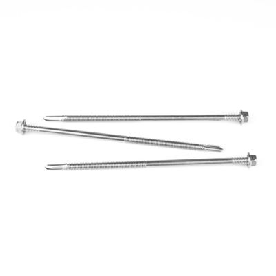 Torx Drive Duplo Filamento Ss410 parafusos de auto-perfuração de aço inoxidável de 5 pontos Hex Head