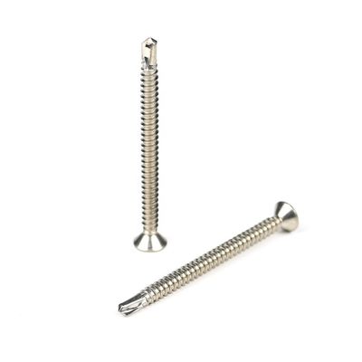 Flat Head Phillips 50mm parafusos de auto-perfuração Tek Lag Bolts aço inoxidável personalizado
