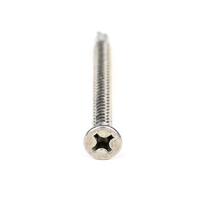 Flat Head Phillips 50mm parafusos de auto-perfuração Tek Lag Bolts aço inoxidável personalizado
