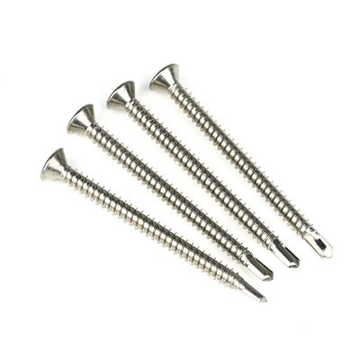 Flat Head Phillips 50mm parafusos de auto-perfuração Tek Lag Bolts aço inoxidável personalizado