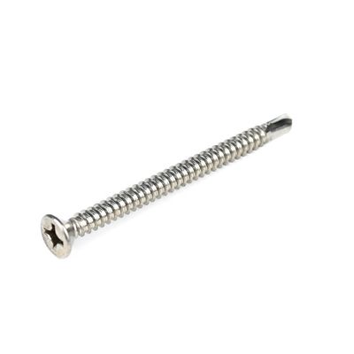 Flat Head Phillips 50mm parafusos de auto-perfuração Tek Lag Bolts aço inoxidável personalizado