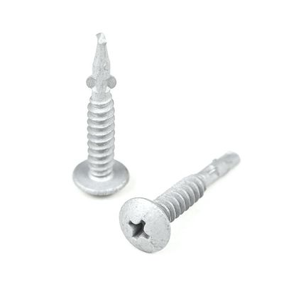 Parafuso padrão personalizado de aço inoxidável Phillips Truss Head Self Drilling Screw Tapping Screw