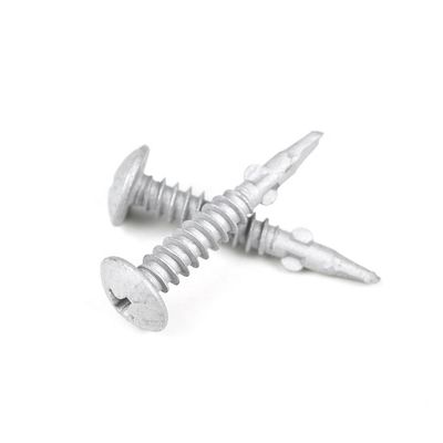 Parafuso padrão personalizado de aço inoxidável Phillips Truss Head Self Drilling Screw Tapping Screw