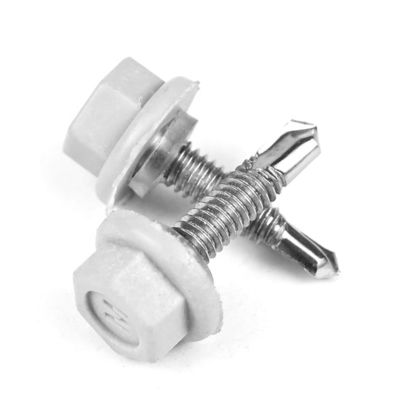 DIN 410 de aço inoxidável Hex cabeça de máquina de lavar parafusos de auto-perfuração parafusos de auto-perfuração