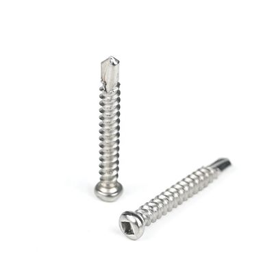 Aço inoxidável Quadrado Drive Pan Head Self Drilling Tapping Screws Sus410 L/C Prazo de pagamento