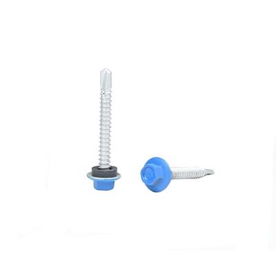 Torx Drive Cor Pintado Flange Hex Head Auto-perfuração Tek parafuso