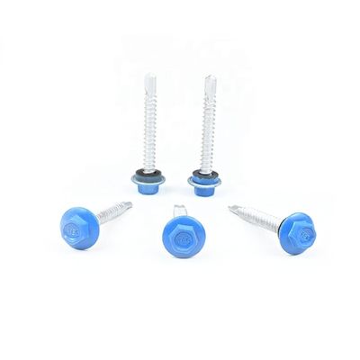 Torx Drive Cor Pintado Flange Hex Head Auto-perfuração Tek parafuso