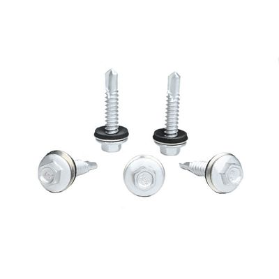 100% QC testado Phillips Cross Recess Hex Flange Head Self Drilling Tapping Screw