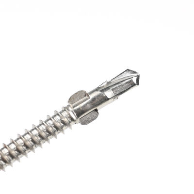 SUS410 Flat Phillips Head Self Tapping Self Drilling Screw Wing Tek Screw com punhos 4.2x38
