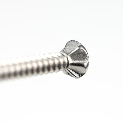 SUS410 Flat Phillips Head Self Tapping Self Drilling Screw Wing Tek Screw com punhos 4.2x38